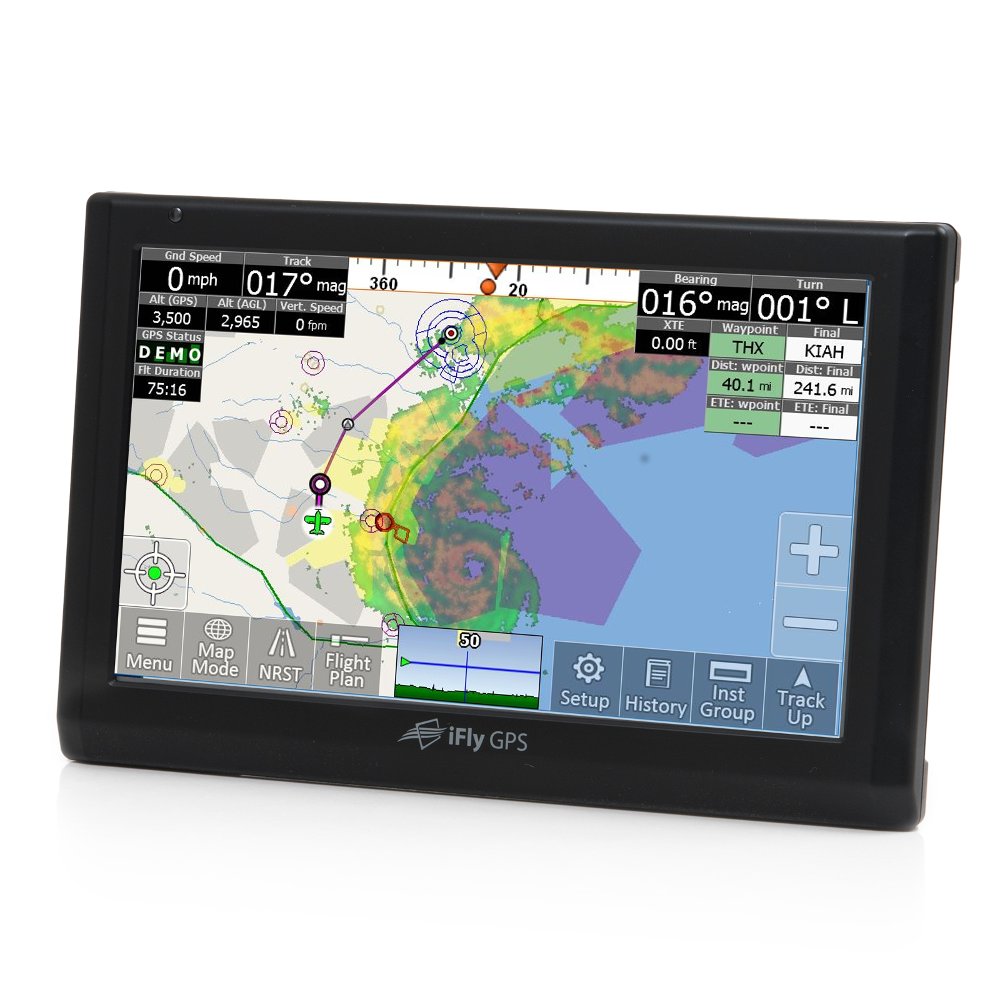 Adventure Pilot iFly 740b 7" Touchscreen Aviation Portable GPS GP740bA